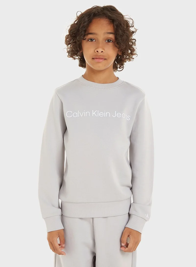 Calvin Klein Jeans Youth Logo Sweatshirt
