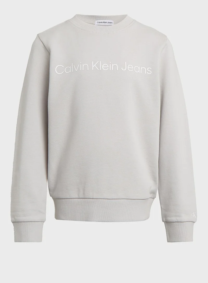 Calvin Klein Jeans Youth Logo Sweatshirt