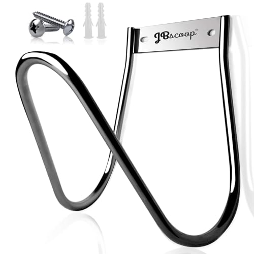 JBscoop Garden Hose Holder Stainless Steel Small Wall Mount Garden Hose Hook, Ideal for Water, Air, Hydraulic Hose, Ropes, Extension Cords Heavy Duty & Rust Proof Large Set of 1 - Image 1