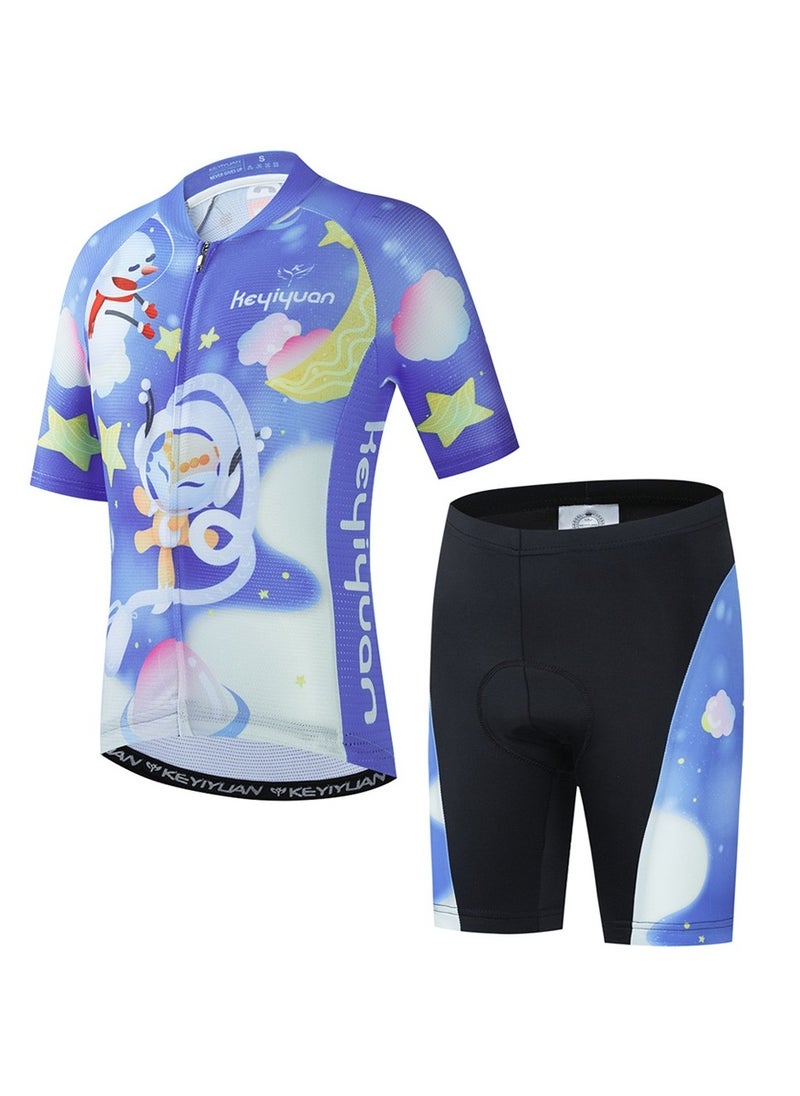 KUYING GR New Summer Outdoor Sunscreen Moisture Absorption Quick Drying Bicycle Women's Cycling Clothing Set  - Image 1
