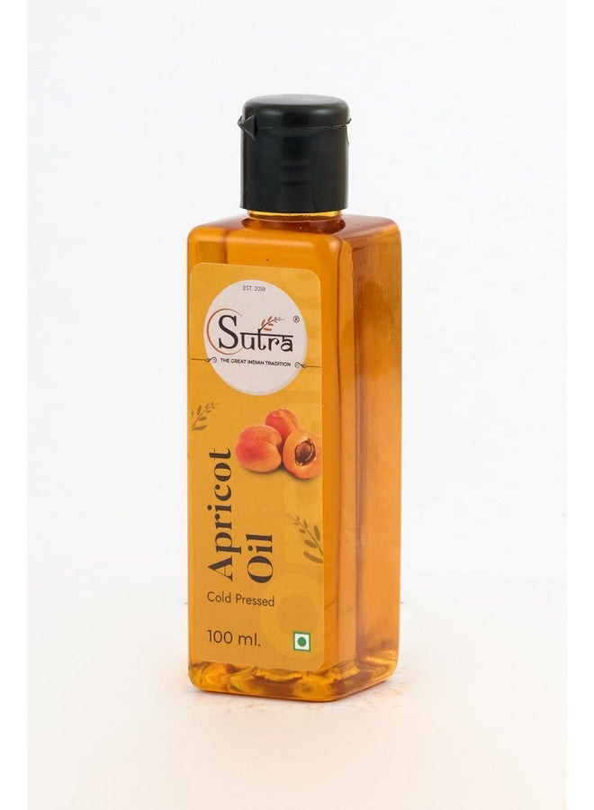 SUTRA Apricot Oil 100ml |Edible|khubani ka tel|Natural Extraction Oil|Cold Pressed Oil - Image 3