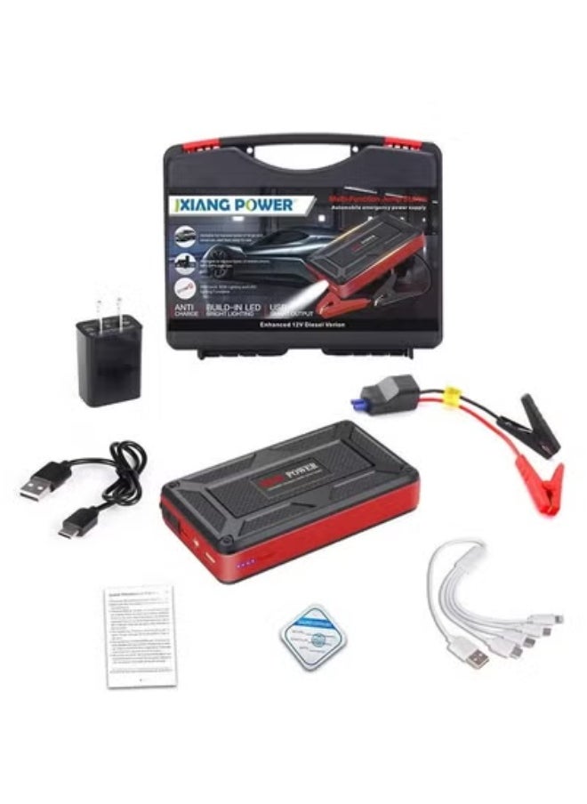 JAJEEK Portable Car Jump Starter 18000mAh Power Bank – Multi-Functional Emergency Vehicle Battery Booster & Mobile Charging Station | Compact, Heavy-Duty Jump Box with USB Output for Phones, Tablets & Laptops | Safe, Easy-to-Use Auto Starting Device  - Image 1