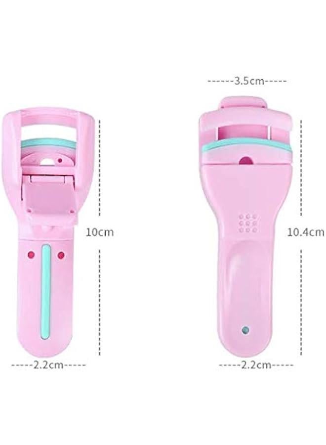 Generic 1 PCS Maryann Eyelash Curler Plastic Portable Roll-up Free Eyelid with 2 Rubber Pads - Image 2