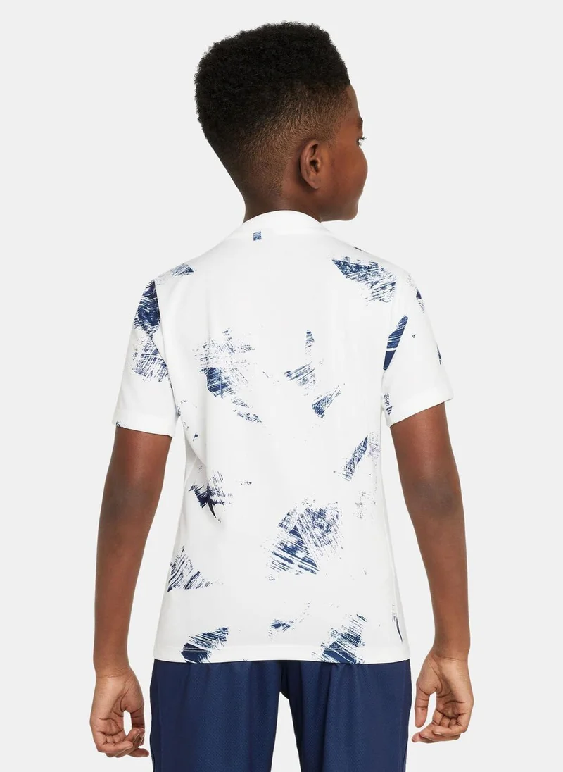 Nike Kids' Paris Saint-Germain Academy Pro Away Pre-Match Football Top (Older Kids)