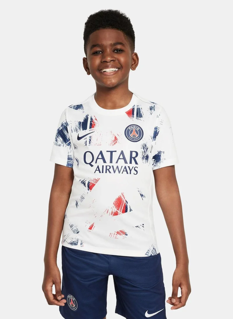 Nike Kids' Paris Saint-Germain Academy Pro Away Pre-Match Football Top (Older Kids)