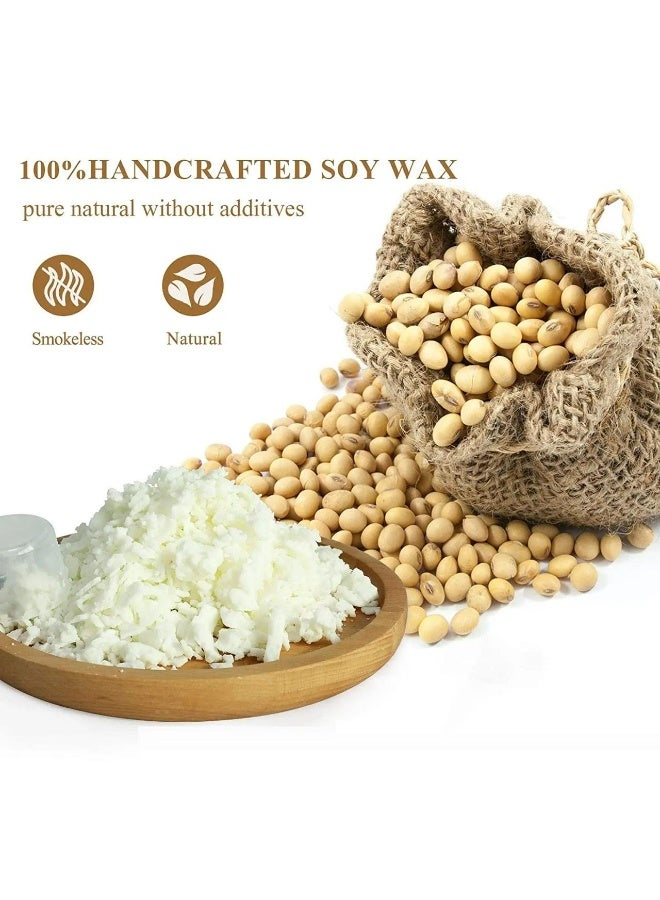 Radin CANDELYT - 1KG Natural Premium Flaked Soy Wax Candle making for Container, 100% Pure, DIY Candle Making Supplies Eco-friendly - (2.2 pound) - Image 2