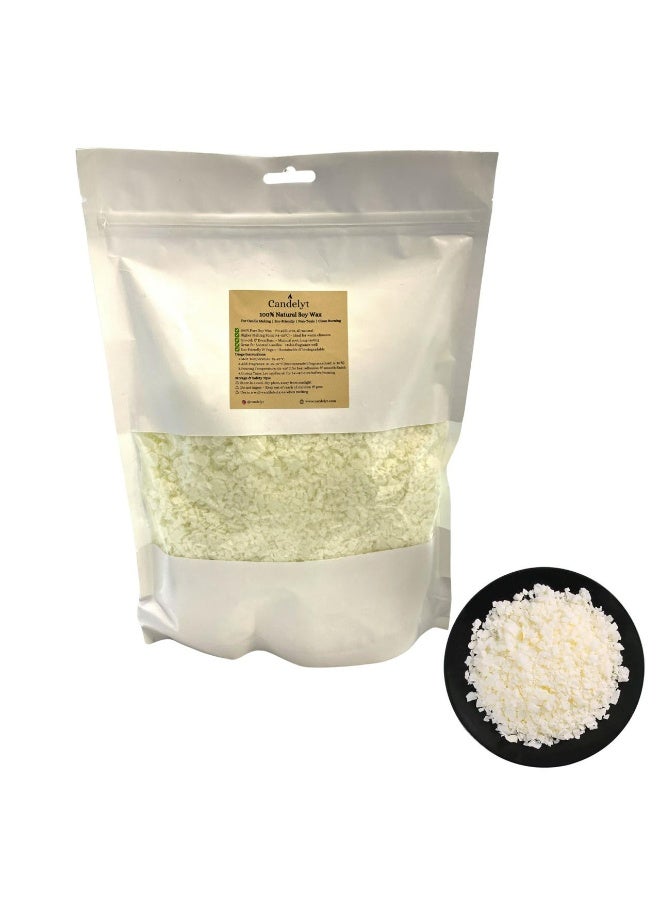 Radin CANDELYT - 1KG Natural Premium Flaked Soy Wax Candle making for Container, 100% Pure, DIY Candle Making Supplies Eco-friendly - (2.2 pound) - Image 3