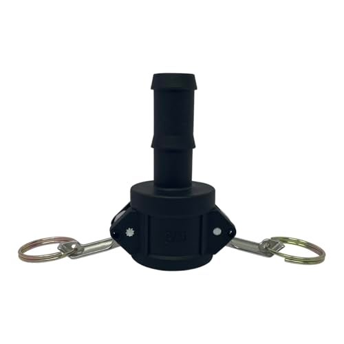 Gloxco Poly Cam Lock Fitting, Type C, 3/4" Female Camlock x 3/4" Hose Shank, Each - Image 3