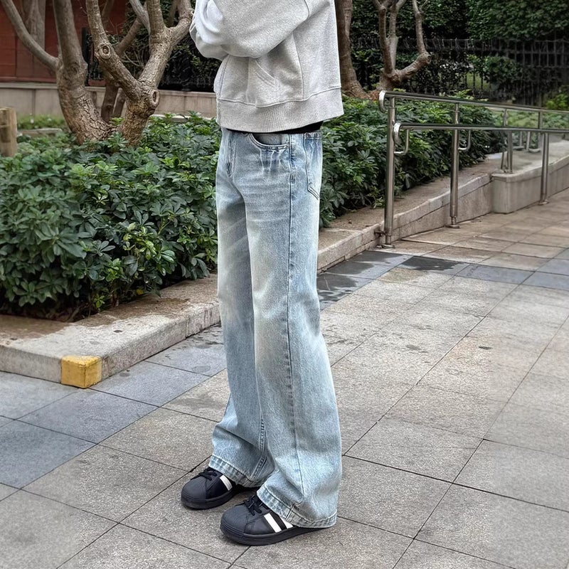 Unisex Casual Daily Denim Jeans - Image 3