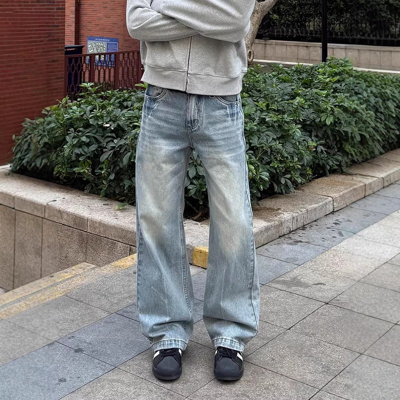 Unisex Casual Daily Denim Jeans - Image 1