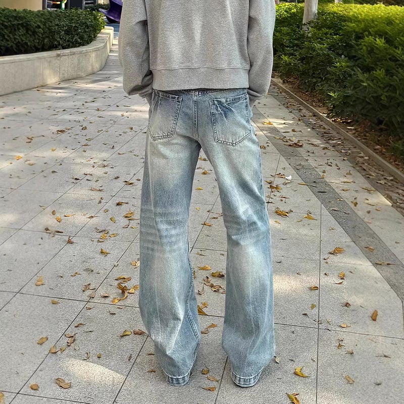 Unisex Casual Daily Denim Jeans - Image 4