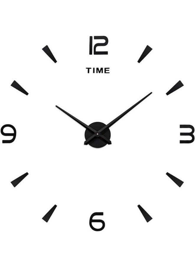 Home Gallery fashion Digital Large 3D wall clock  - Image 1