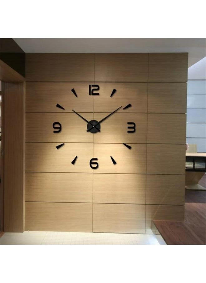 Home Gallery fashion Digital Large 3D wall clock  - Image 4