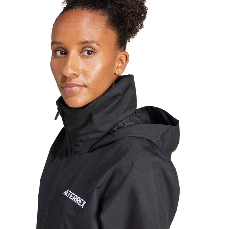 adidas Terrex Multi Essentials 2 Layer Climaproof Rain Jacket - Image 4