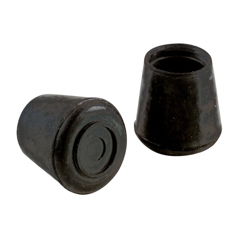 Shepherd Hardware 24 Pack NonSlip Round Rubber Leg Tip Protectors 12 Inner Diameter for Chairs Stools Tables on Hardwood Laminate Tile Vinyl Reduce Noise Prevent Scratches Black