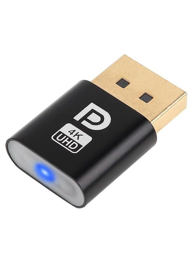 Dummy Plug - DP - Displayport Dummy Plug for Headless Systems, 4K Resolution, Virtual Monitor Emulator