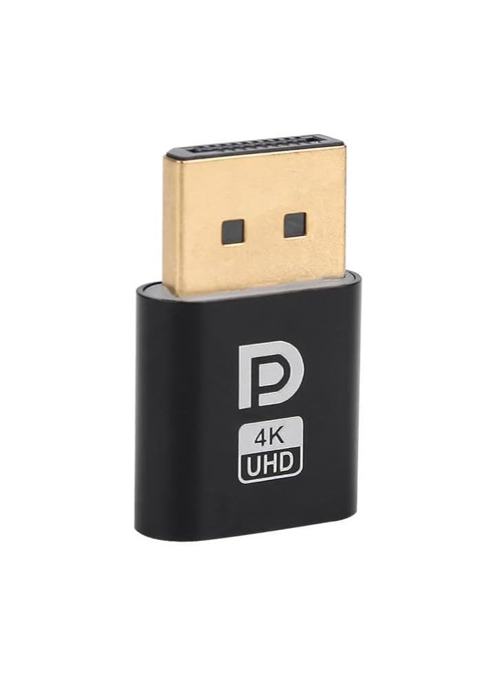 Dummy Plug - DP - Displayport Dummy Plug for Headless Systems, 4K Resolution, Virtual Monitor Emulator