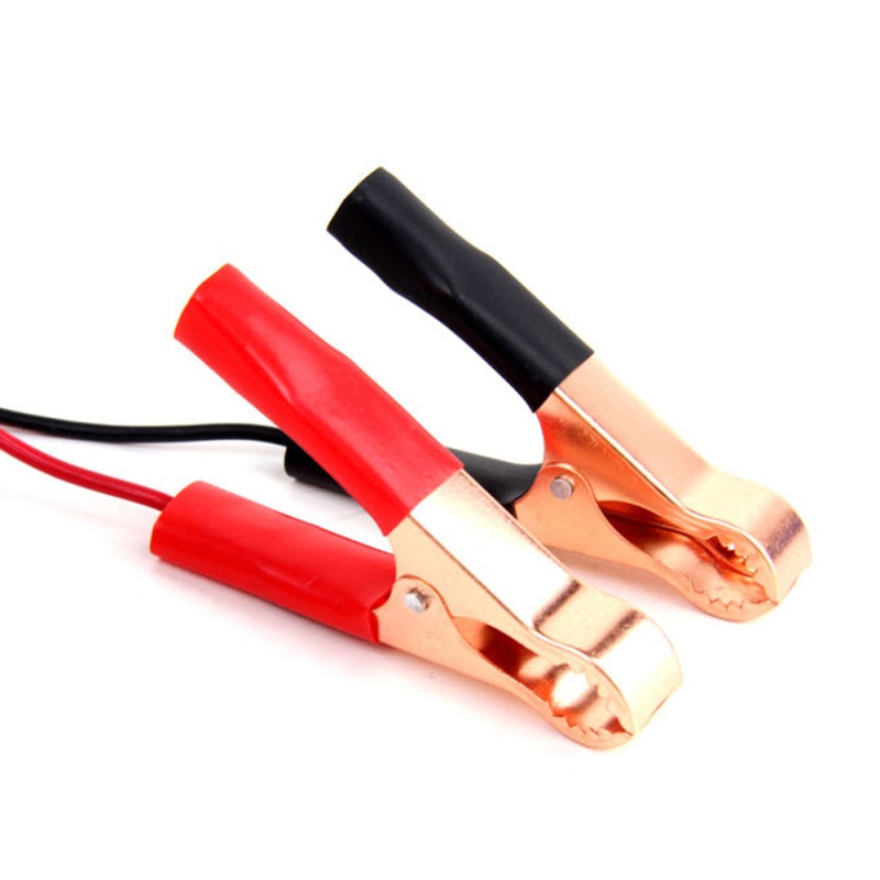 Lighter Battery Clip-on Car Lighter Socket 50A 18AWG Adapter Car Battery Pump Alligator Extension Cord with Battery Clamp - Image 5