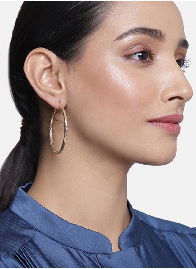 Just Peachy Just Peachy Earrings for Women & Girls, Ear Bali With 3 Studs for Ladies, Latest Design, 1 Pair White Spherical Stone, Earrings for Birthdays Gifts, Anniversaries Pack of 3  - Image 2