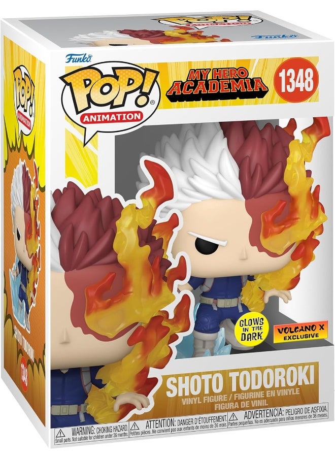 Funko - Funko POP! Animation My Hero Academia Shoto Todoroki (Glow in The Dark), Exclusive - Image 1