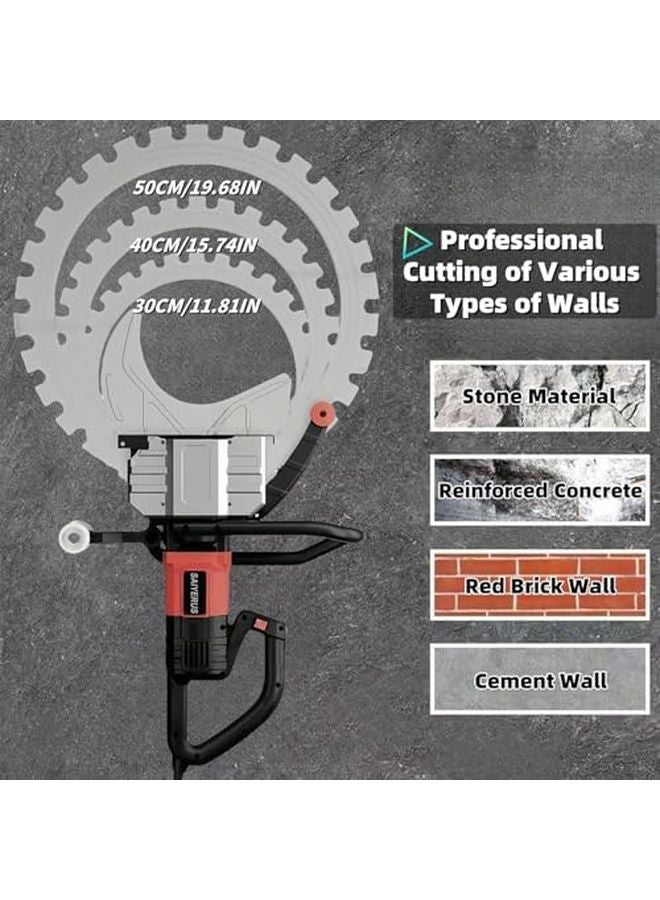 شفرة منشار حلقة الماسية للخرسانة قطر 16 بوصة عمق قطع 12 بوصة - Image 3