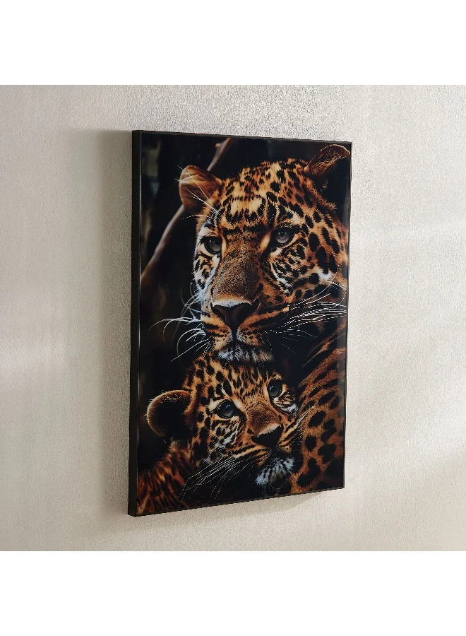 Home Box Fossel Tiger Framed Picture - 50x70x2.5 cm