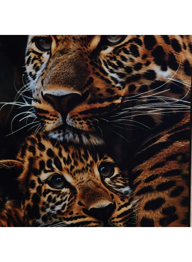 Home Box Fossel Tiger Framed Picture - 50x70x2.5 cm