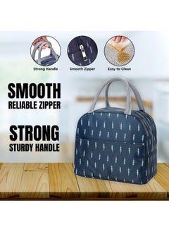 Tediline Lunch Bag Blue Feather Design Reusable Insulated, Waterproof  Bag for Kids or Adults, Perfect for Lunch Boxes, Tiffin Boxes, Picnics, Work, or School - pzsku/ZFA3BBF8DF77258468AC1Z/45/_/1735383572/f3541e45-c222-4442-86d8-a82130ab4b5e