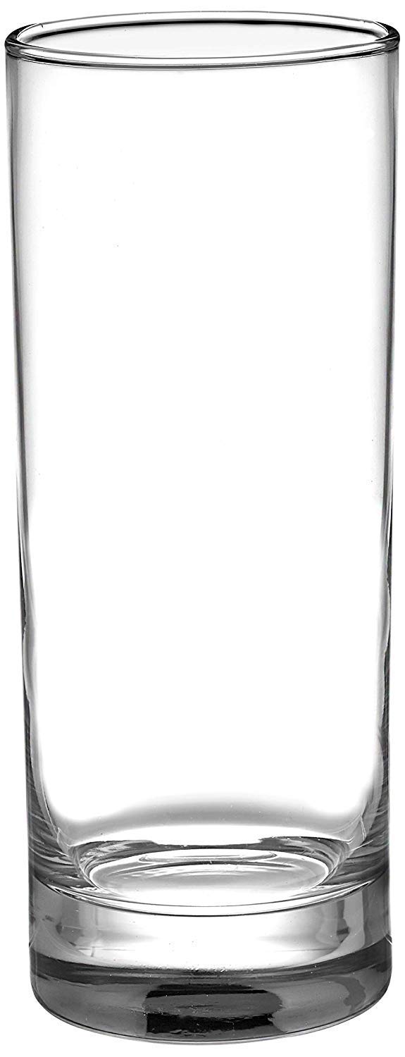 TAGROCK High Ball Heavy Base Water Juice Glass Set Set of 6 Transparent 355 ml - Image 2