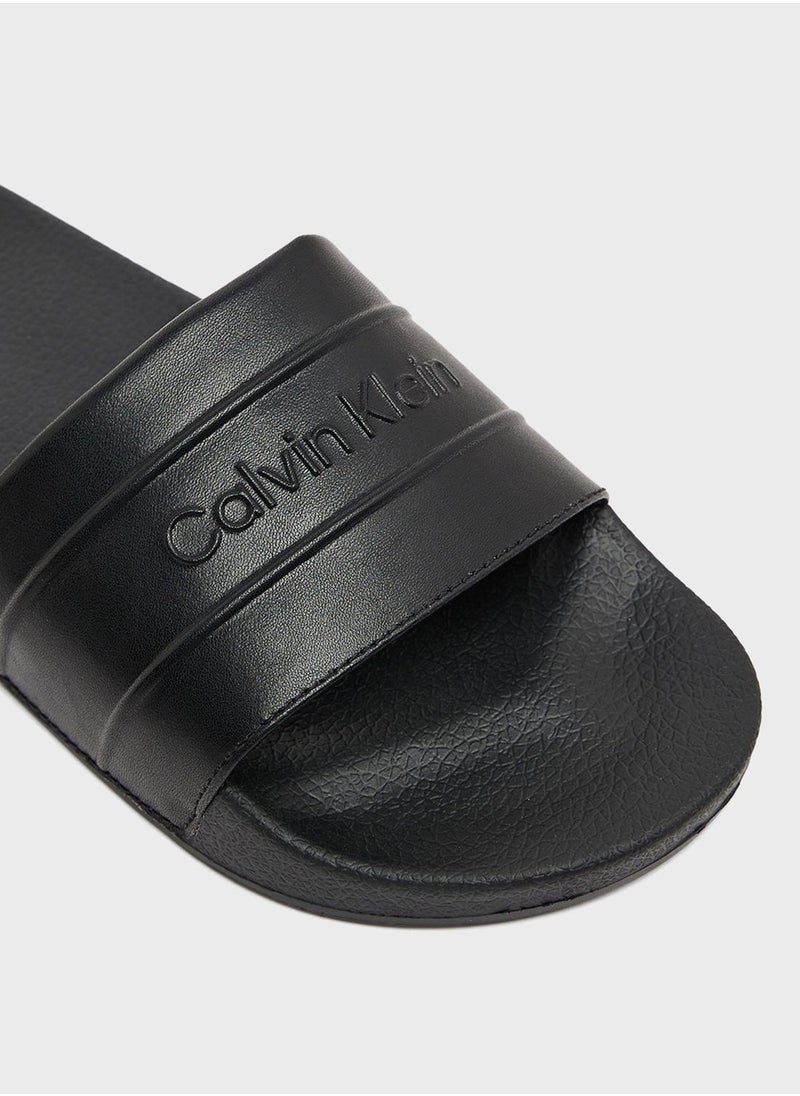 CALVIN KLEIN - Recycled Pool Slides - Image 1