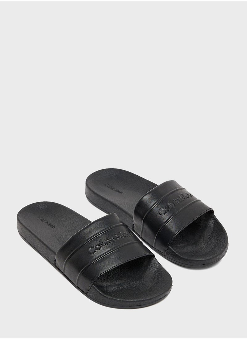 CALVIN KLEIN - Recycled Pool Slides - Image 1