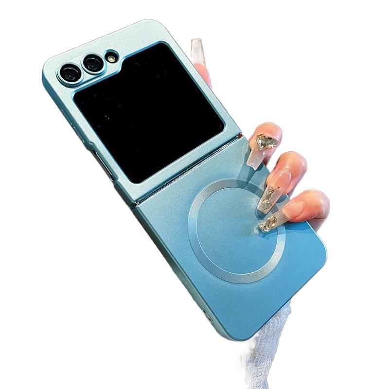 MagSafe Drop Protection TPU for Samsung Galaxy Z Flip 5 and Scratch Resistant in Blue for Family Use - Image 1