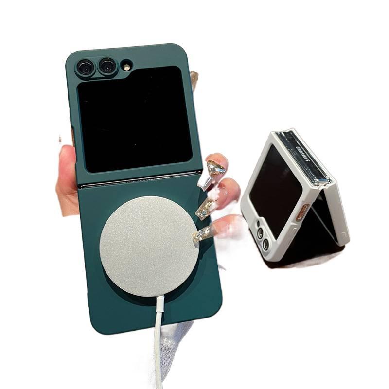 MagSafe Drop Protection TPU for Samsung Galaxy Z Flip 5 and Scratch Resistant in Blue for Family Use - Image 4