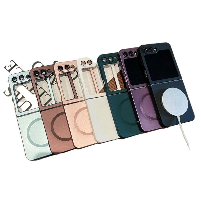 MagSafe Drop Protection TPU for Samsung Galaxy Z Flip 5 and Scratch Resistant in Blue for Family Use - Image 3