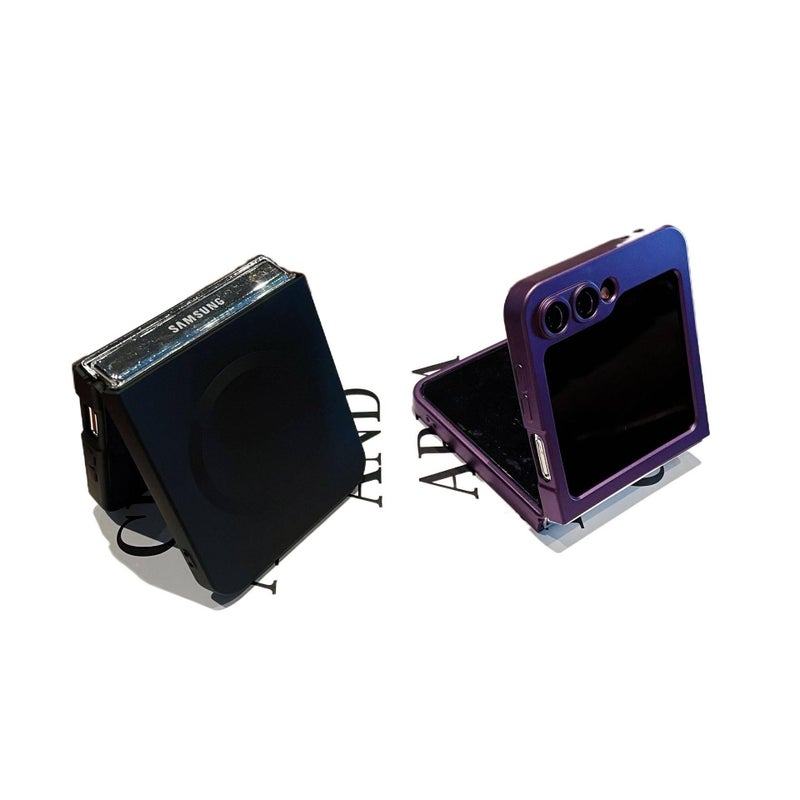 MagSafe Drop Protection TPU for Samsung Galaxy Z Flip 5 and Scratch Resistant in Blue for Family Use - Image 5