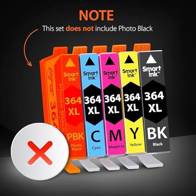 COMPATIBLE INK CARTRIDGE REPLACEMENT FOR HP 364 XL 364XL 10 MULTIPACK (4BK & 2C/M/Y) FOR HP PHOTOSMART 5520 5510 6520 7510 7520 5524 6510 5515 B210 C6380 DESKJET 3520 3070A OFFICEJET 4620 - Image 3