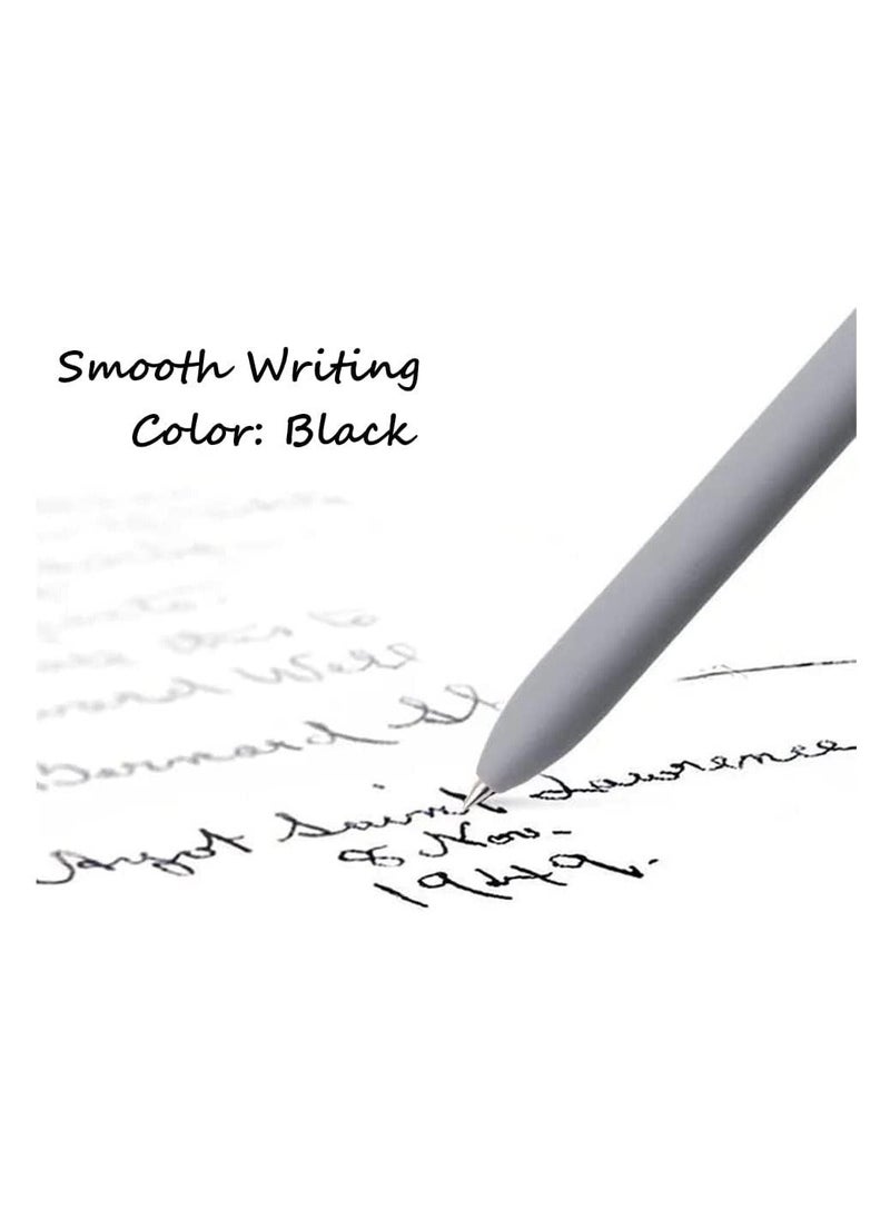 Generic 5 Pcs Gel Pen Retractable Quick Dry Ink Pens Fine Point 0.5mm Ball Point Pen Learn to Practice Writing Box Pen for Children Students Different Color Fluid Pens for Home Use  - Image 4