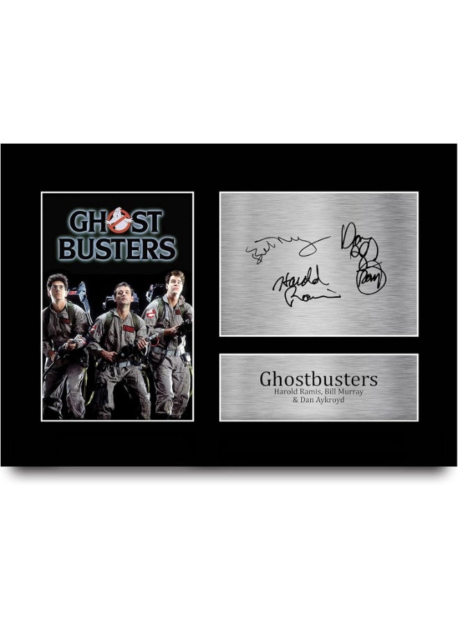 HWC Trading HWC Trading A4 Bill Murray Dan Aykroyd Harold Ramis Ghostbusters Gifts Printed Signed Autograph Picture for Movie Memorabilia Fans  - Image 1