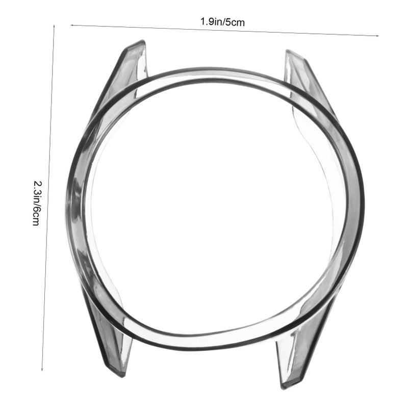 Approach S62 Transparent TPU Watch Shell Scratch Proof Protector Install Remove - Image 3