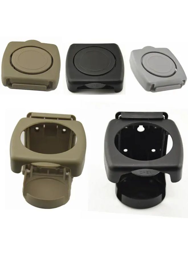Gray Foldable Car Cup Holder Universal High Quality Drink Holder Auto Supplies - Image 1