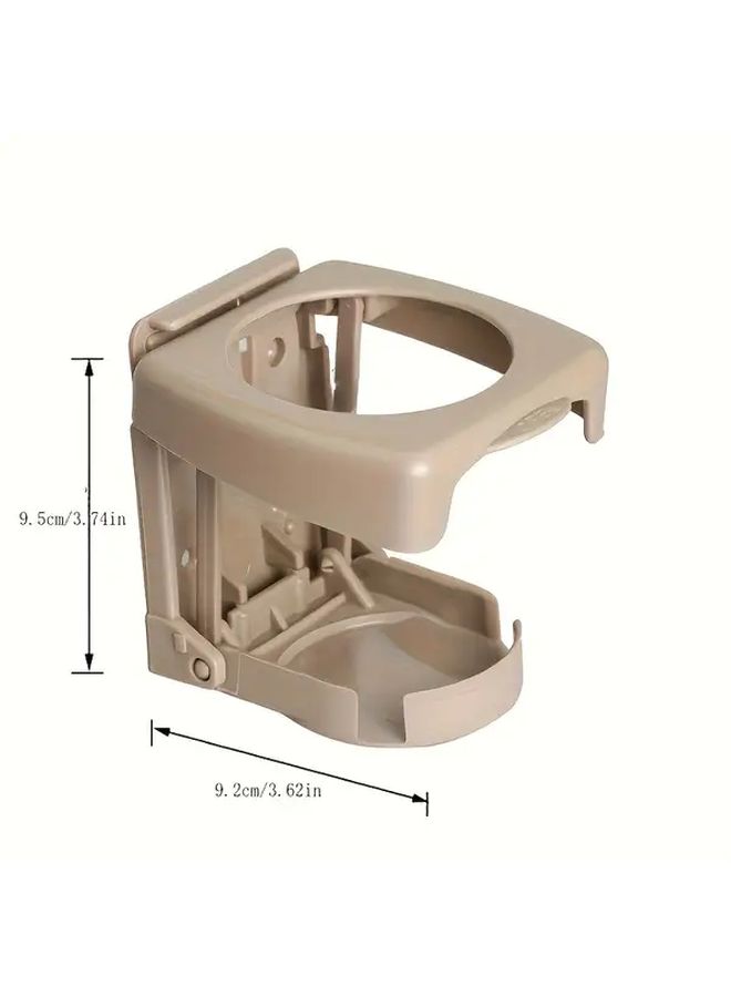 Gray Foldable Car Cup Holder Universal High Quality Drink Holder Auto Supplies - Image 2
