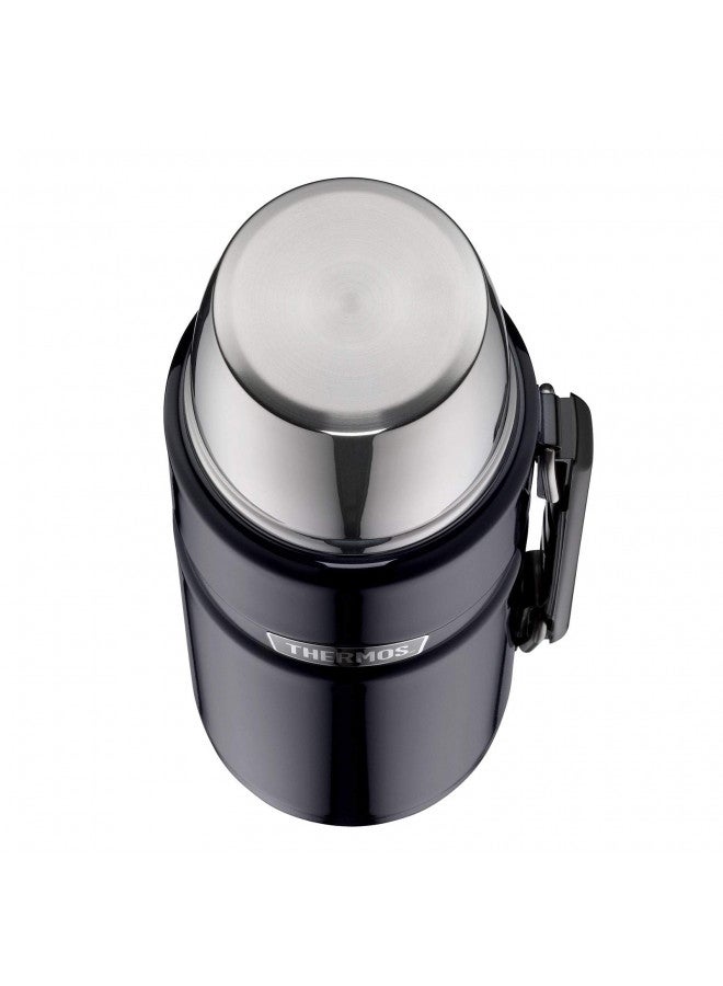 Thermos Stainless King Flask, Midnight Blue, 1.2 L