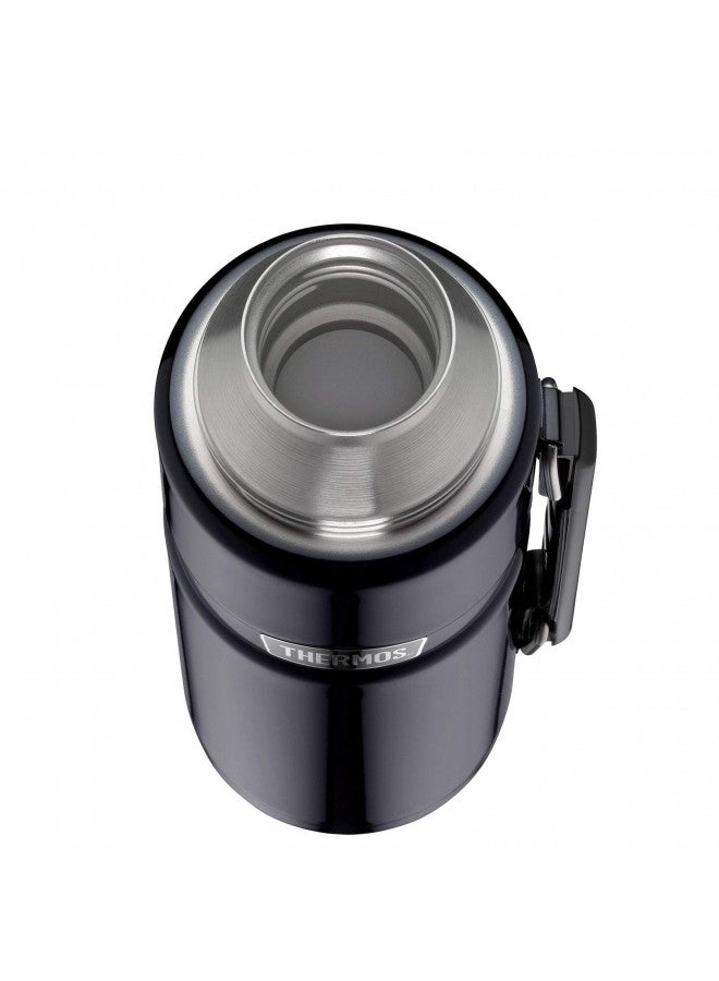 Thermos Stainless King Flask, Midnight Blue, 1.2 L