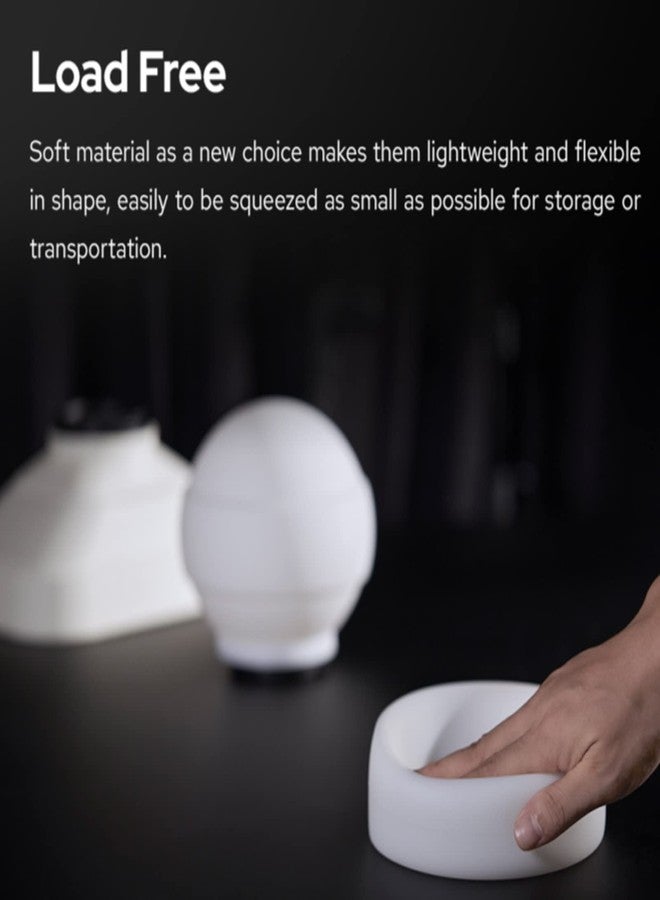 EACHSHOT Godox ML-CD15 Flash Diffuser Modifier Bundle Diffusion Dome for V1S V1C V1N V1F V1O V860III V860II V850III TT685II TT600 TT685 AD300PRO AD400PRO ML30 MLBI ML60 ML60BI(Included 3 adapters) - Image 4