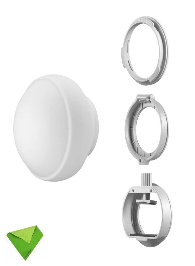 EACHSHOT Godox ML-CD15 Flash Diffuser Modifier Bundle Diffusion Dome for V1S V1C V1N V1F V1O V860III V860II V850III TT685II TT600 TT685 AD300PRO AD400PRO ML30 MLBI ML60 ML60BI(Included 3 adapters) - Image 1