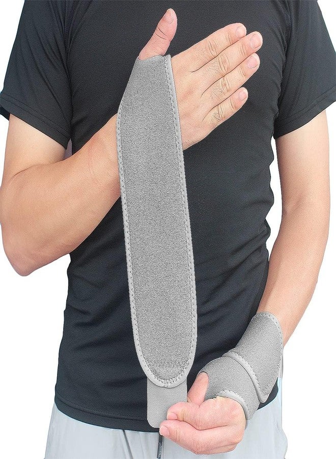 Dr Helix Wrist Support Belt for Right Hand | Ergonomic Wrist Brace with Adjustable Strap for Joint Stability, Pain Relief and Long Duration Comfortable Wear (Grey) - Image 4