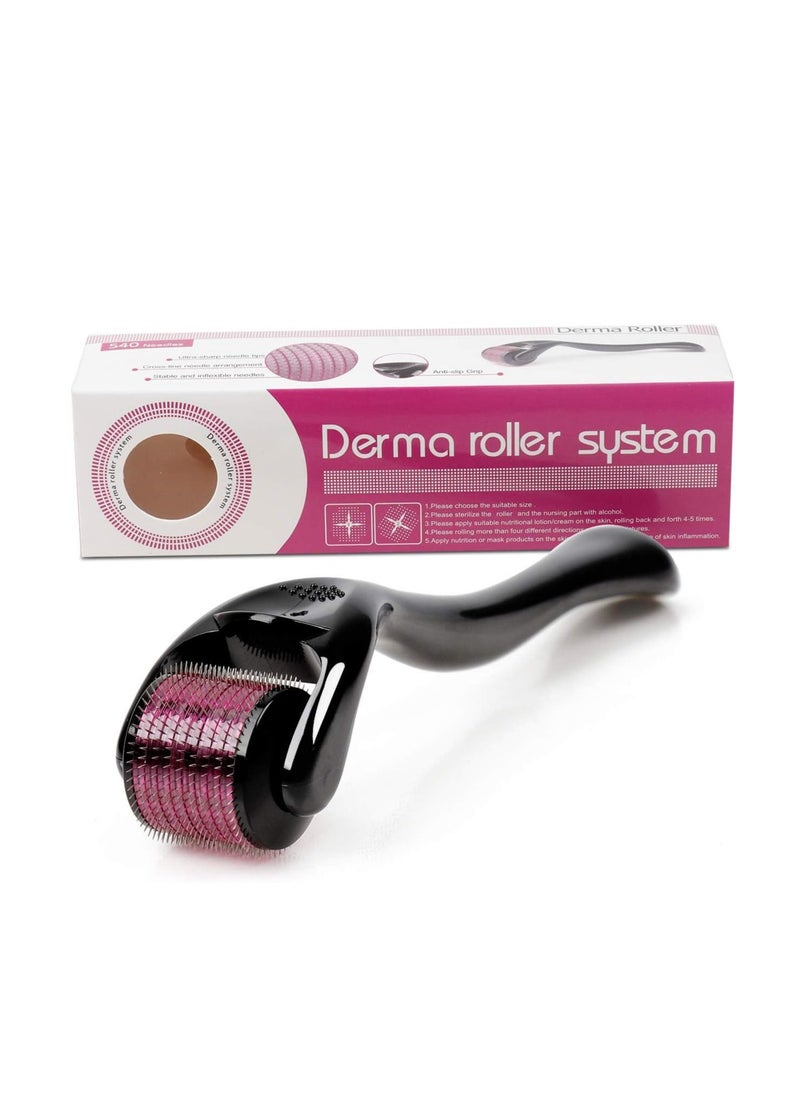 Derma Roller - Roller 0.5 Microneedle for Face Body Skin Regeneration Facial Dermarolling for Beard Hair Regrowth 0.5mm Micro Needling for Wrinkle Stretch Marks Scar Cellulite Women Men - Image 1