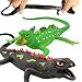 Yeonhatoys 2 Packs 9inch Lizards Toys Super Stretches Material TPR Rubber Lizard Figure Realistic Set for Party Favors Boys Kids Children Learning Study Toy Bathtub Toy IguanaGreat Gifts or Party Supplies - Image 4