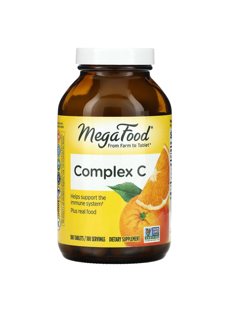 MegaFood Complex C, 180 Tablets