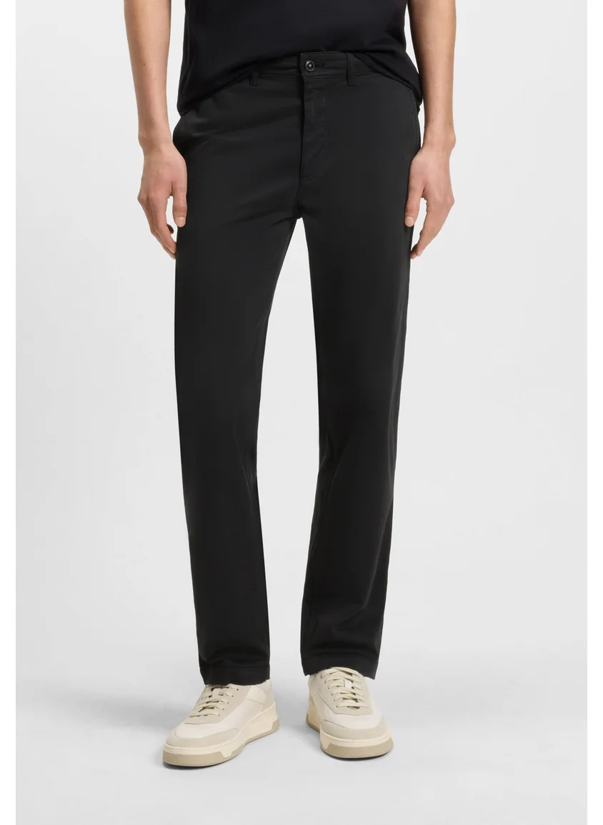 بوس Regular-fit chinos in stretch-cotton satin
